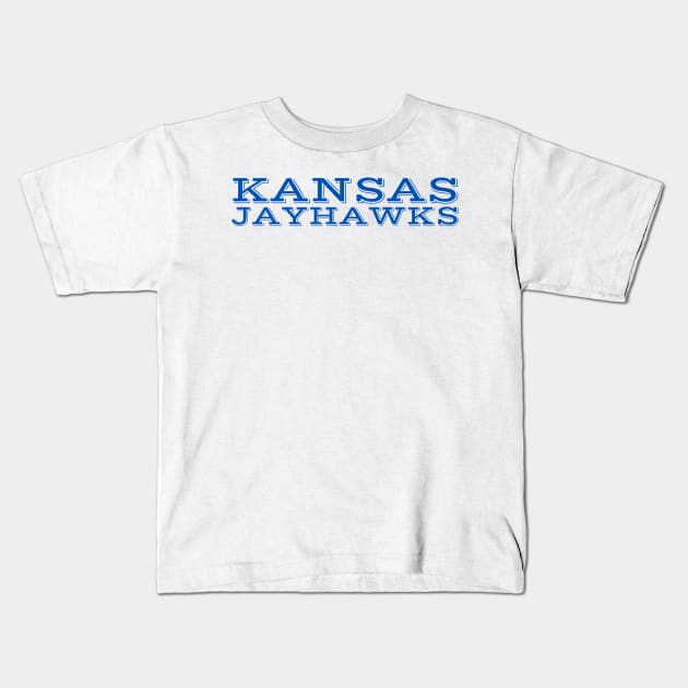 Kansas University (Blue) Kids T-Shirt by EMP